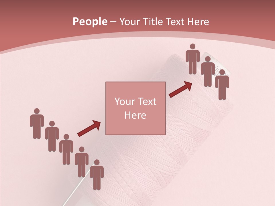 Shape Tailor Pink PowerPoint Template