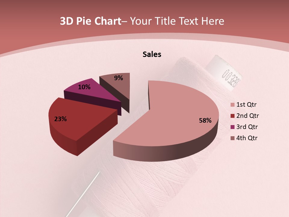 Shape Tailor Pink PowerPoint Template