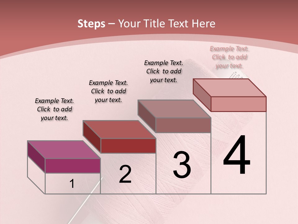 Shape Tailor Pink PowerPoint Template