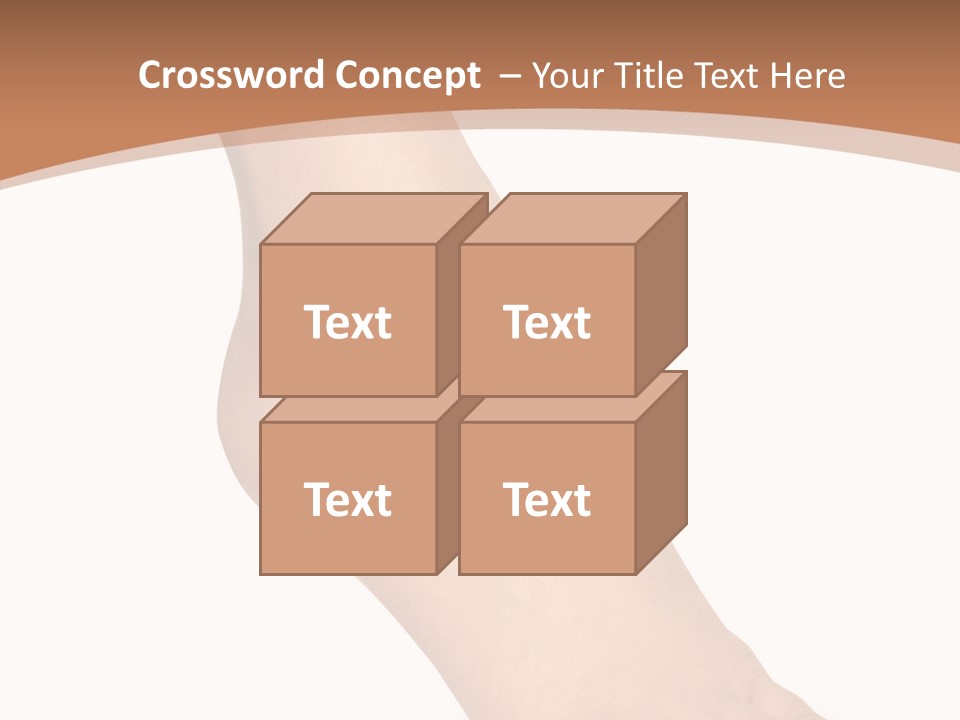 Spa Skincare Foot PowerPoint Template