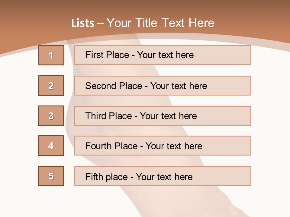 Spa Skincare Foot PowerPoint Template