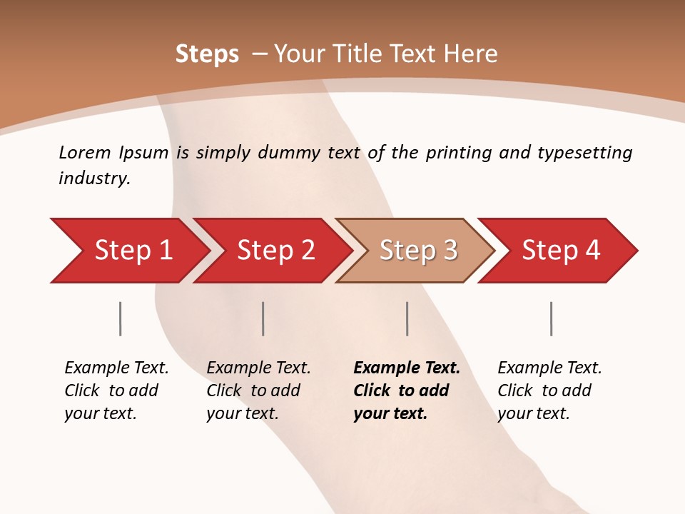 Spa Skincare Foot PowerPoint Template