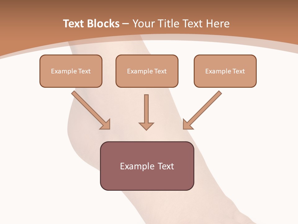 Spa Skincare Foot PowerPoint Template