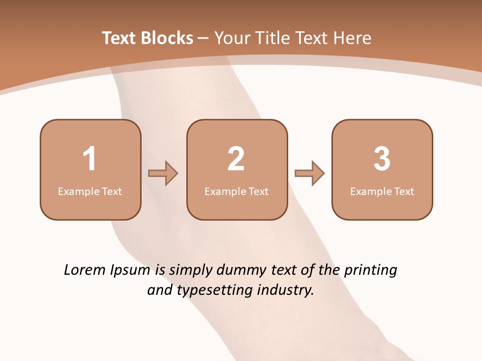 Spa Skincare Foot PowerPoint Template