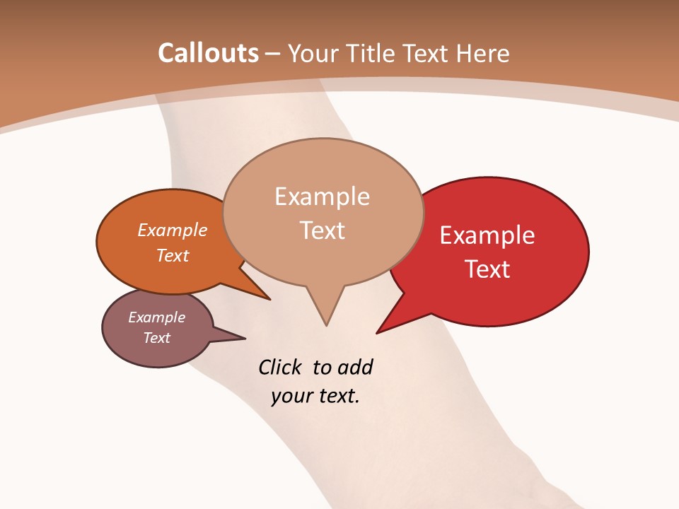 Spa Skincare Foot PowerPoint Template