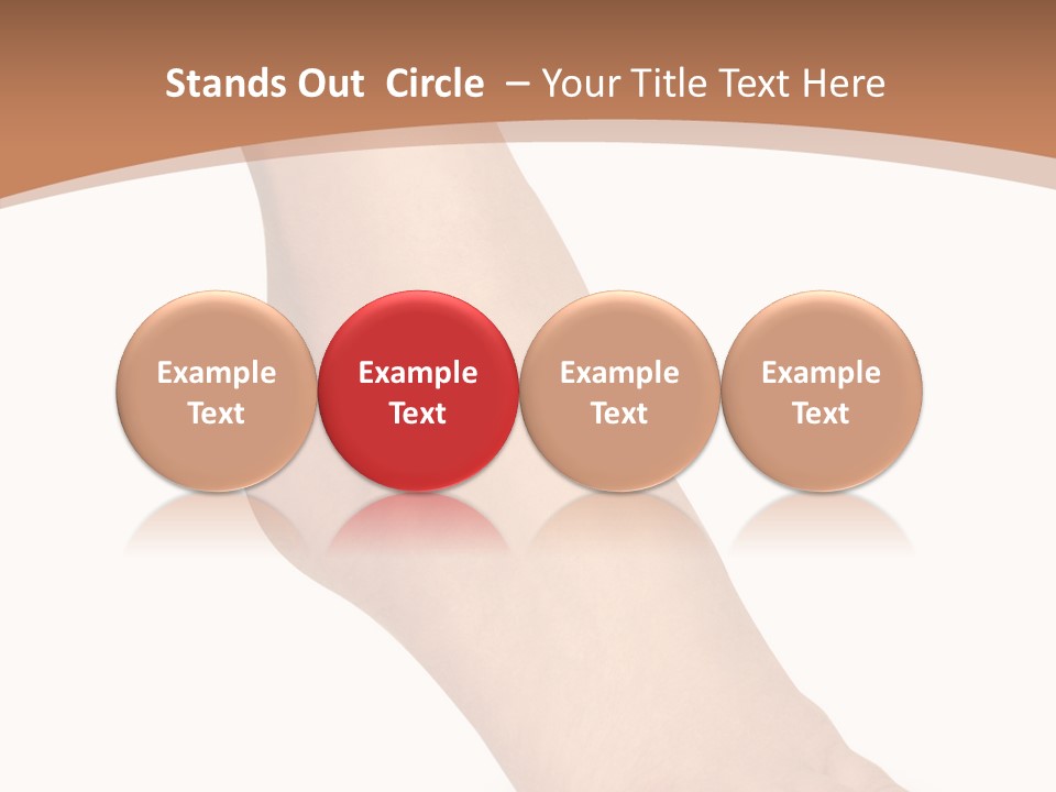 Spa Skincare Foot PowerPoint Template