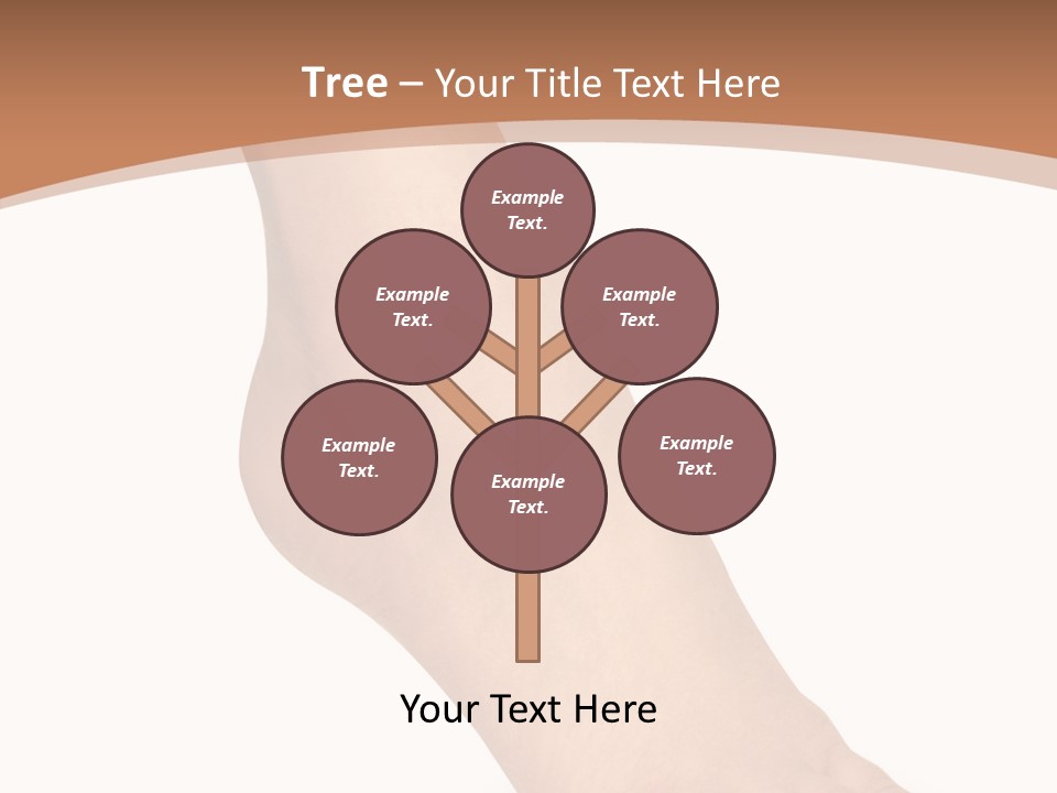 Spa Skincare Foot PowerPoint Template