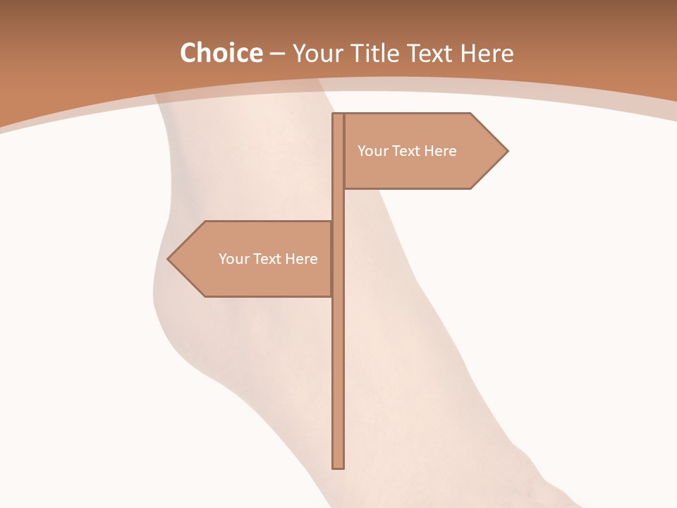 Spa Skincare Foot PowerPoint Template