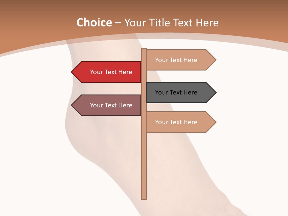 Spa Skincare Foot PowerPoint Template