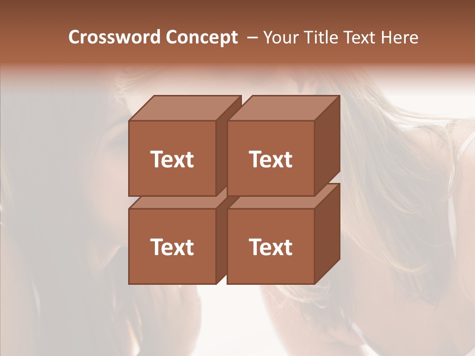 Daytime Talking Women PowerPoint Template