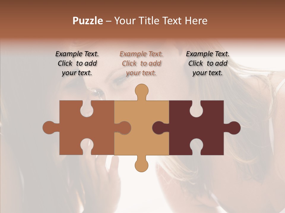 Daytime Talking Women PowerPoint Template