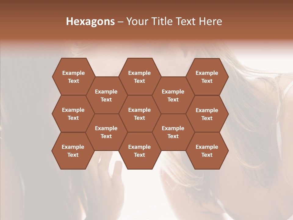 Daytime Talking Women PowerPoint Template