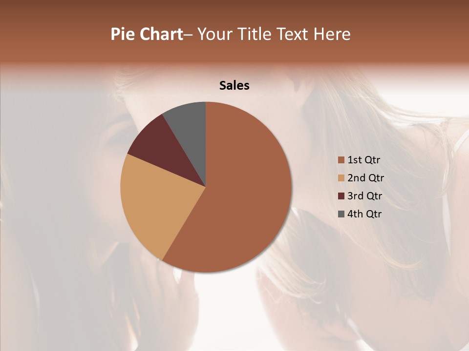 Daytime Talking Women PowerPoint Template