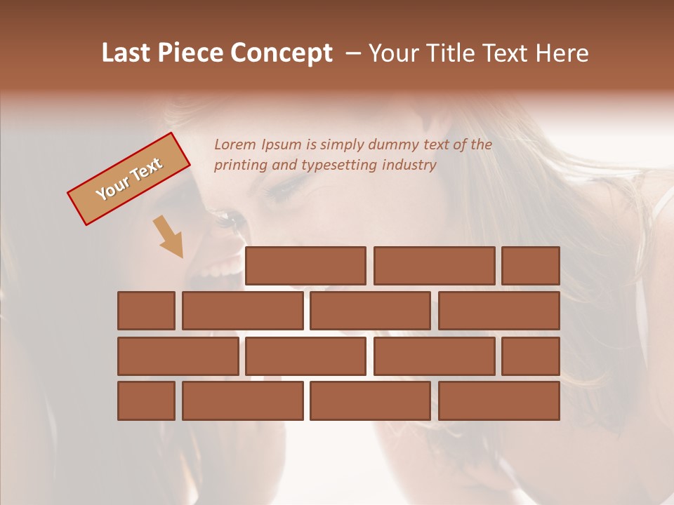 Daytime Talking Women PowerPoint Template