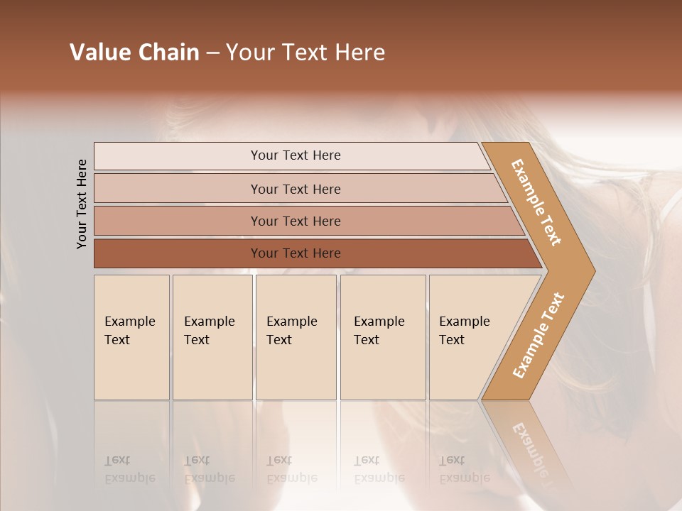 Daytime Talking Women PowerPoint Template