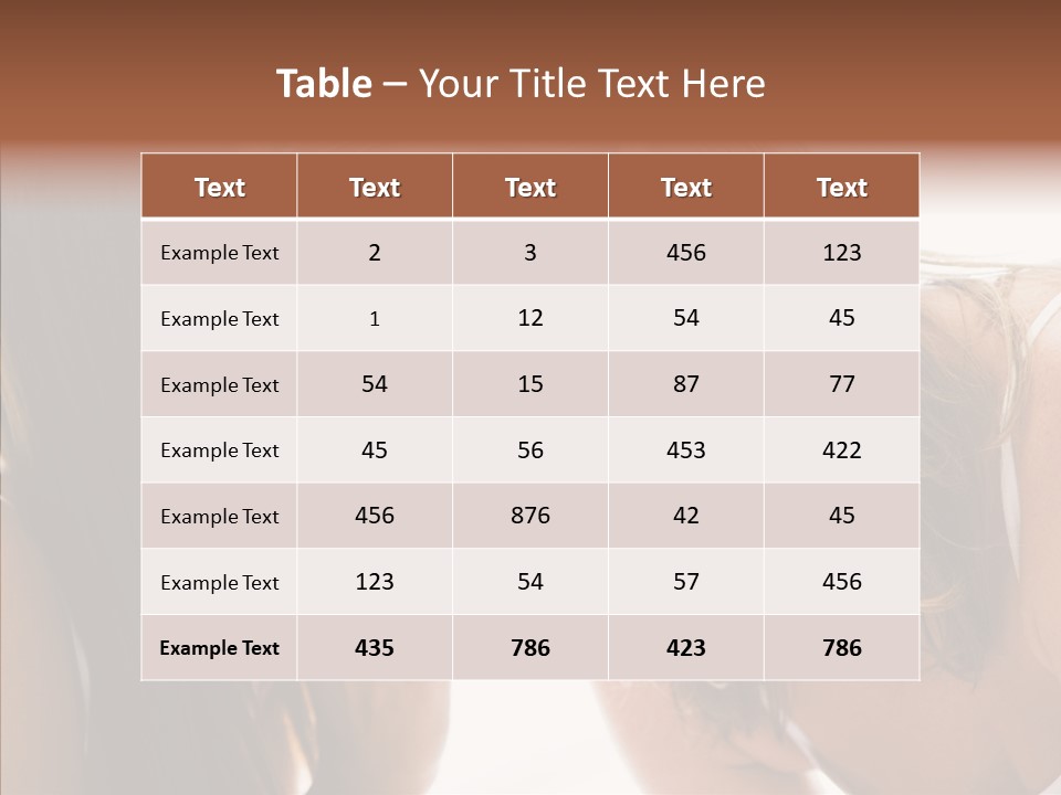 Daytime Talking Women PowerPoint Template