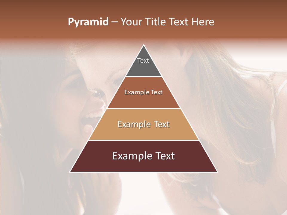 Daytime Talking Women PowerPoint Template