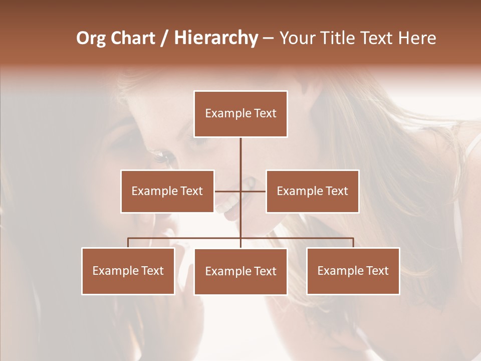 Daytime Talking Women PowerPoint Template