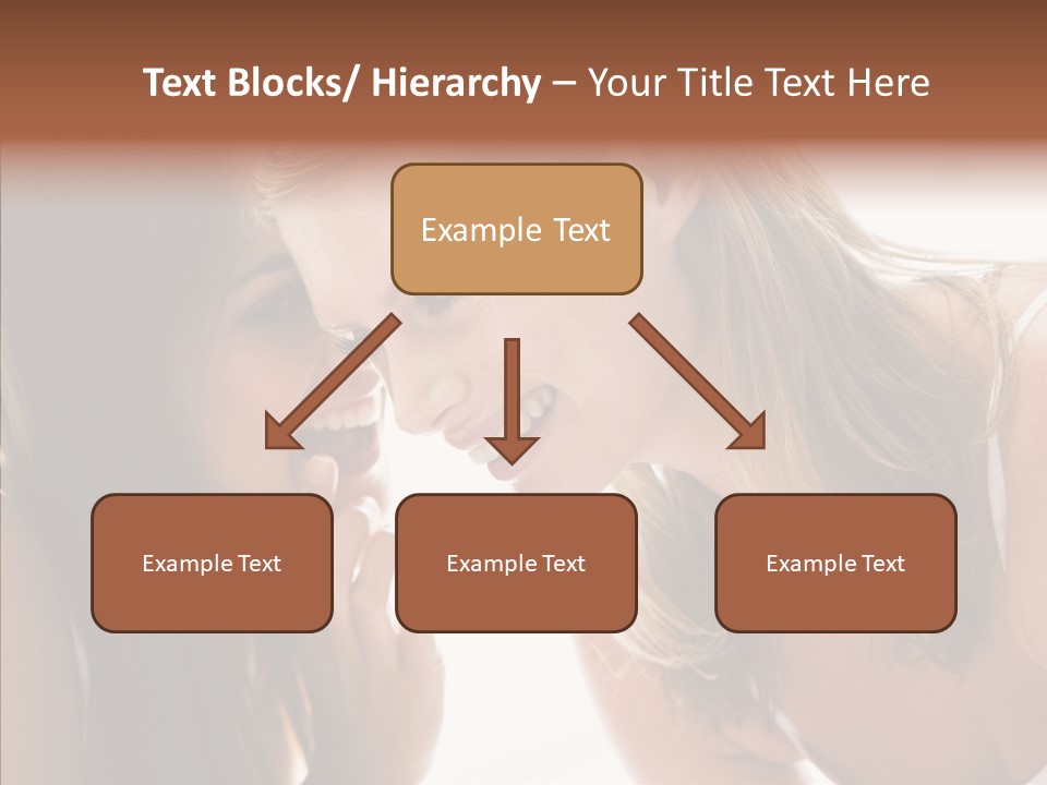 Daytime Talking Women PowerPoint Template