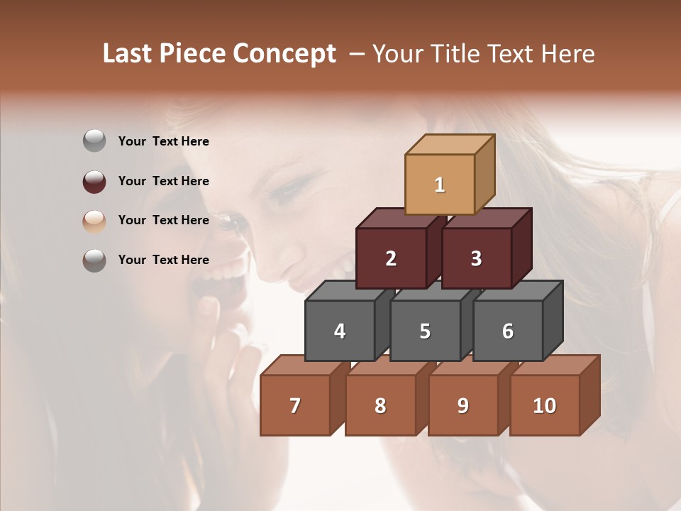 Daytime Talking Women PowerPoint Template