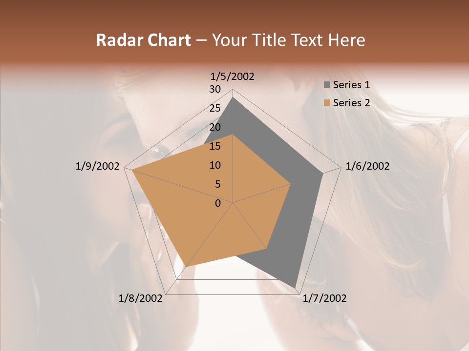 Daytime Talking Women PowerPoint Template