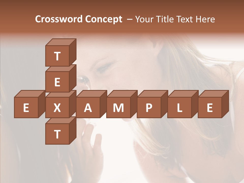 Daytime Talking Women PowerPoint Template