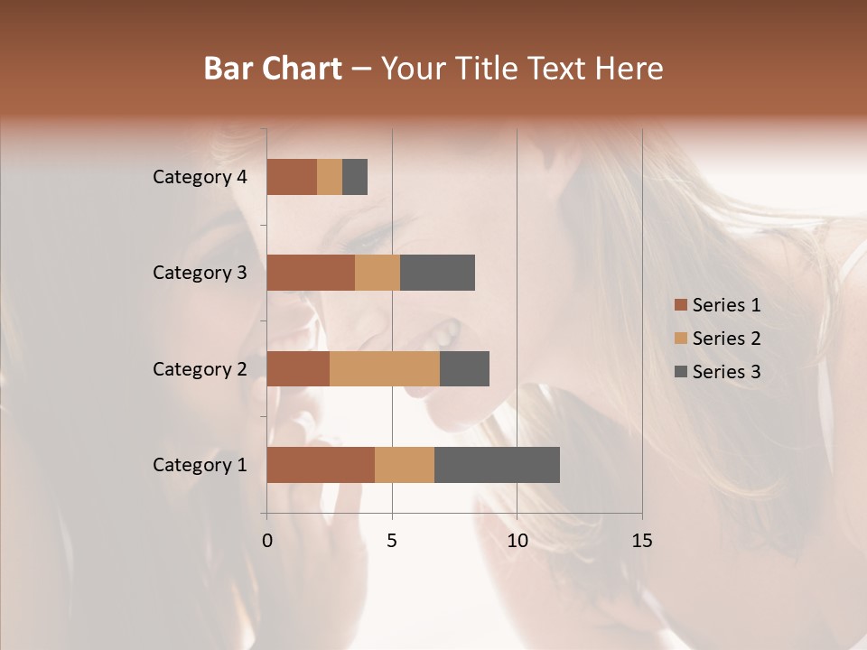Daytime Talking Women PowerPoint Template