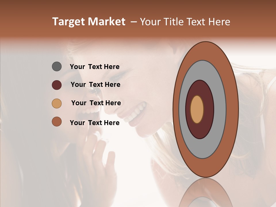 Daytime Talking Women PowerPoint Template