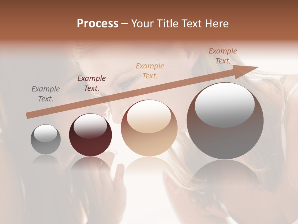 Daytime Talking Women PowerPoint Template