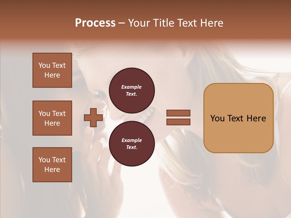 Daytime Talking Women PowerPoint Template