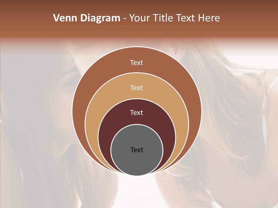 Daytime Talking Women PowerPoint Template