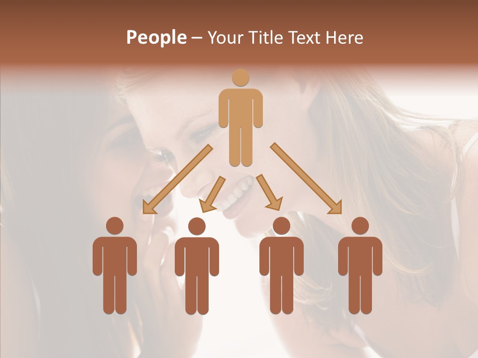 Daytime Talking Women PowerPoint Template