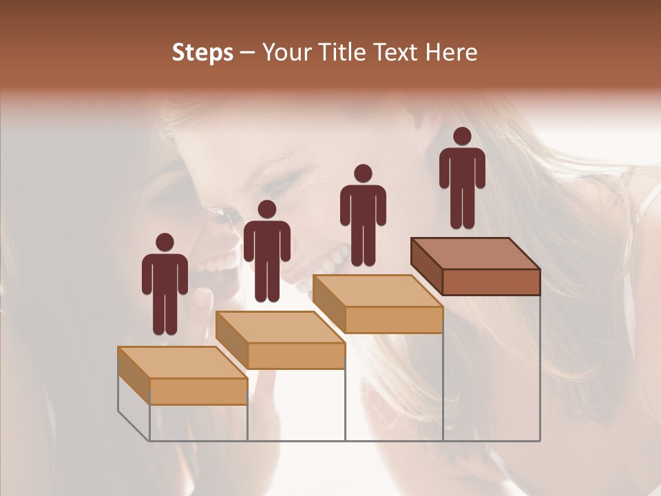 Daytime Talking Women PowerPoint Template
