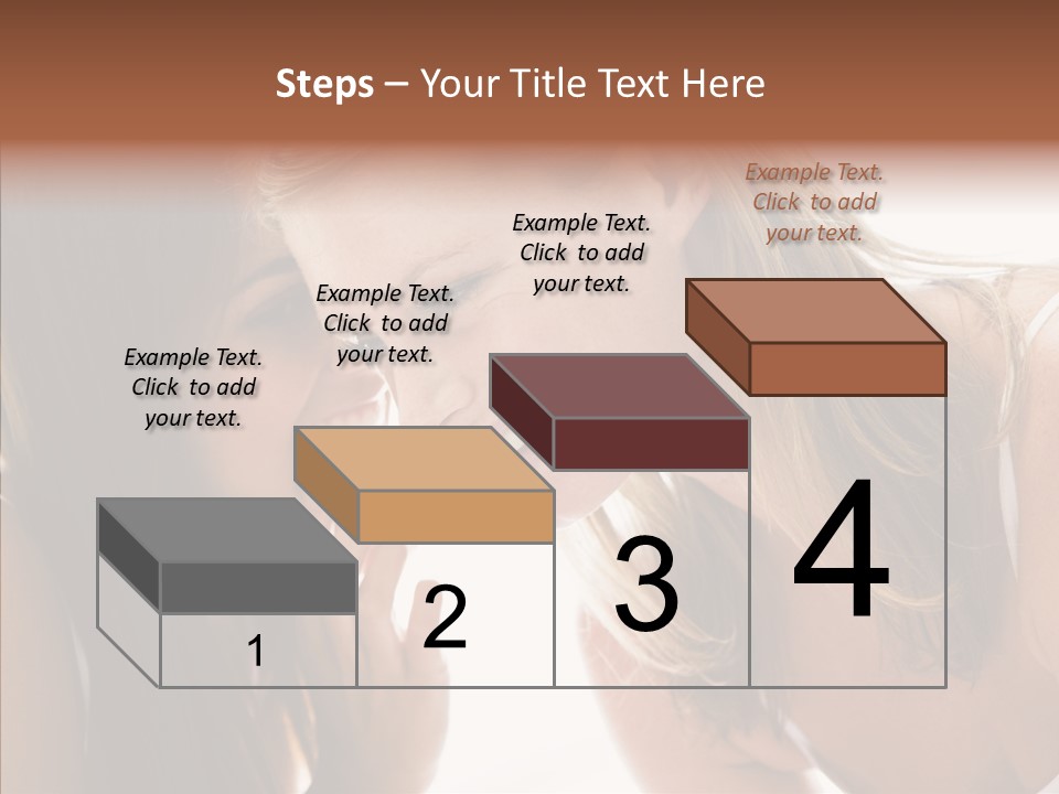 Daytime Talking Women PowerPoint Template