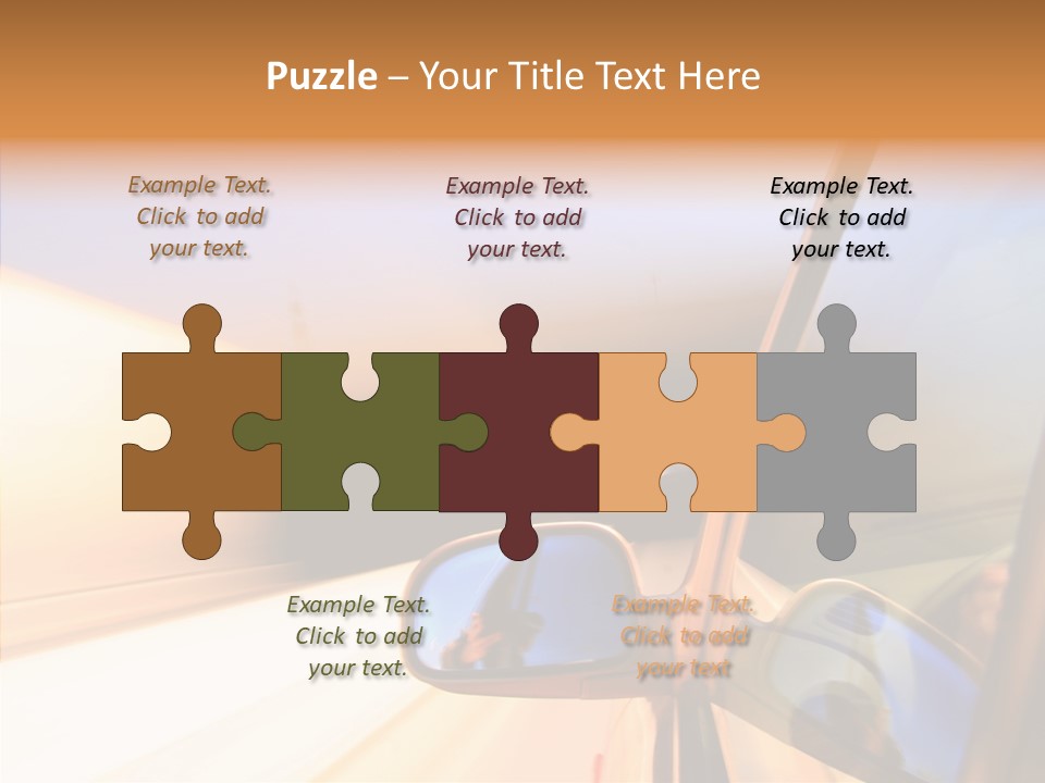 Speedy Speedlight Blue PowerPoint Template