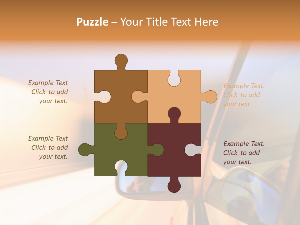 Speedy Speedlight Blue PowerPoint Template