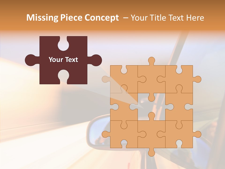 Speedy Speedlight Blue PowerPoint Template