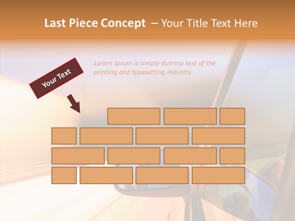 Speedy Speedlight Blue PowerPoint Template