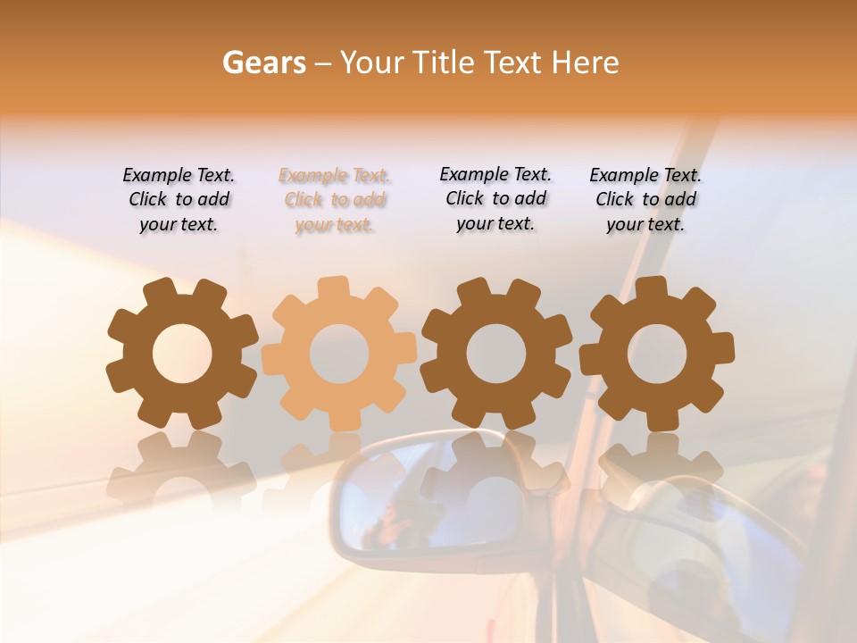 Speedy Speedlight Blue PowerPoint Template