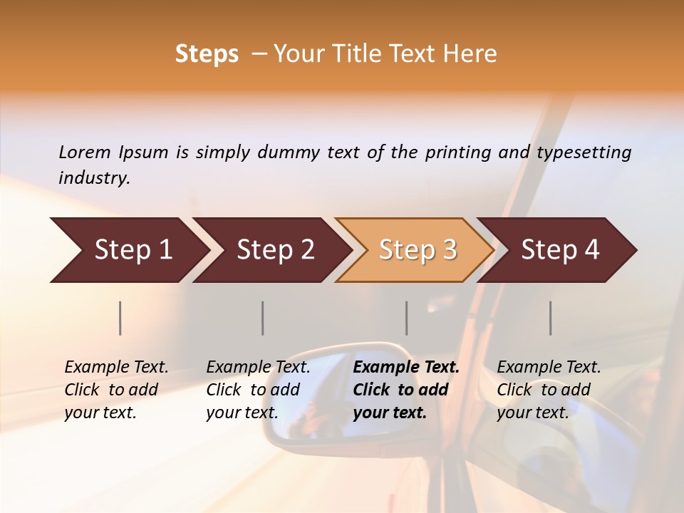 Speedy Speedlight Blue PowerPoint Template