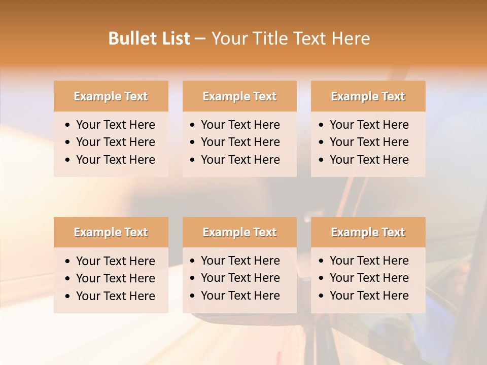 Speedy Speedlight Blue PowerPoint Template