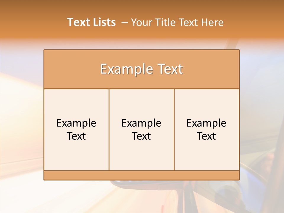 Speedy Speedlight Blue PowerPoint Template