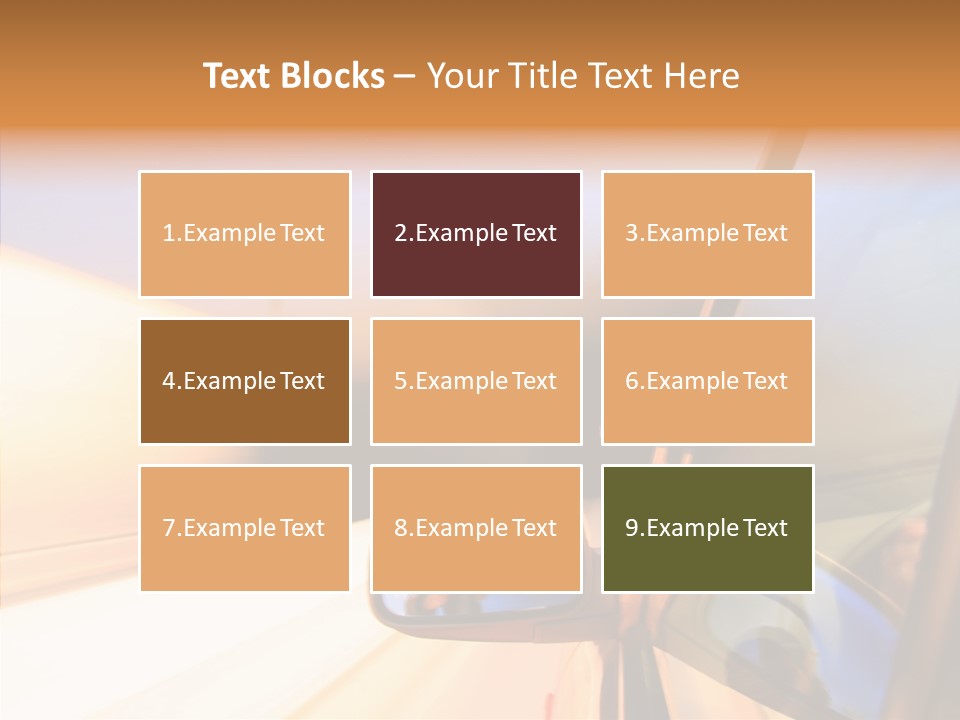Speedy Speedlight Blue PowerPoint Template