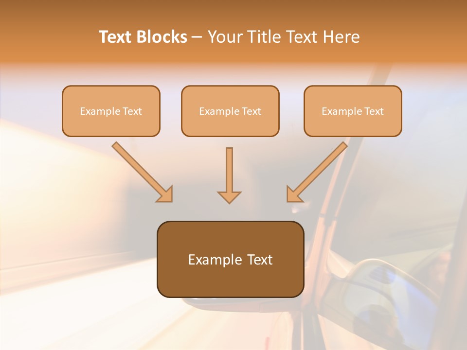 Speedy Speedlight Blue PowerPoint Template