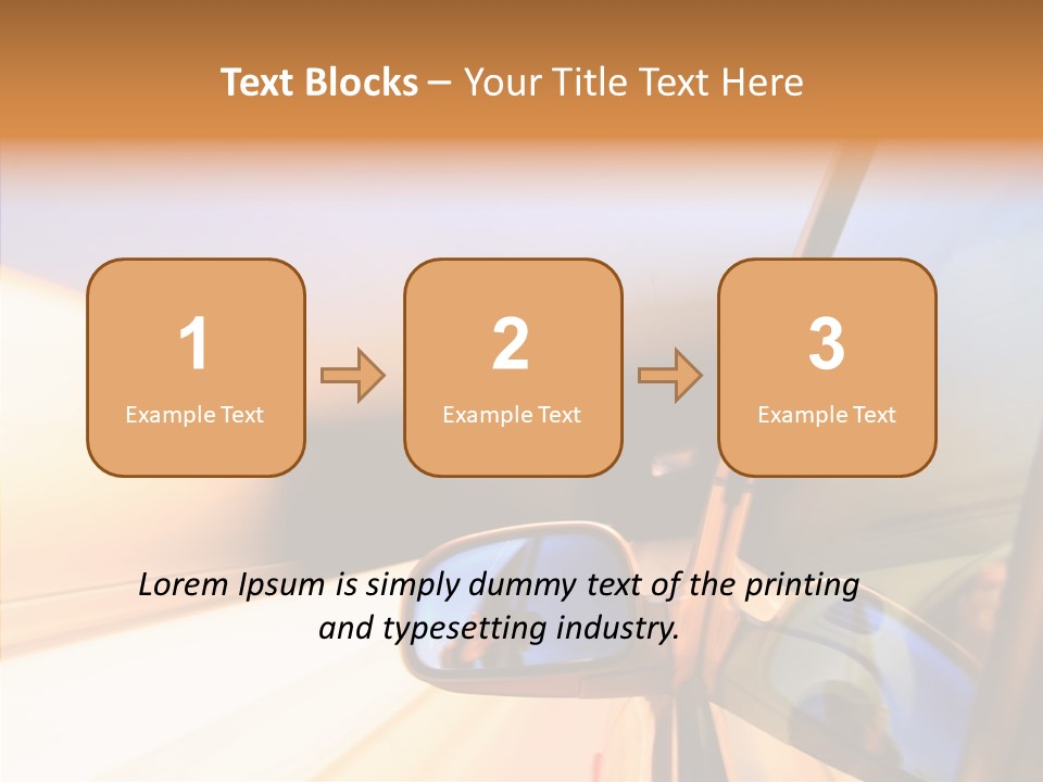 Speedy Speedlight Blue PowerPoint Template