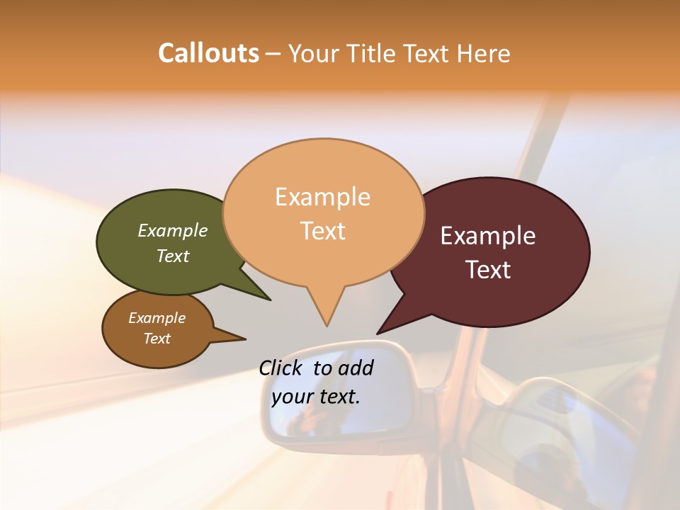 Speedy Speedlight Blue PowerPoint Template