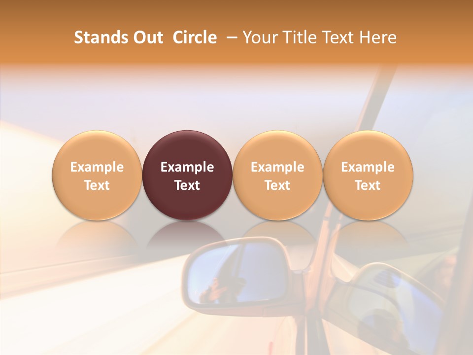 Speedy Speedlight Blue PowerPoint Template