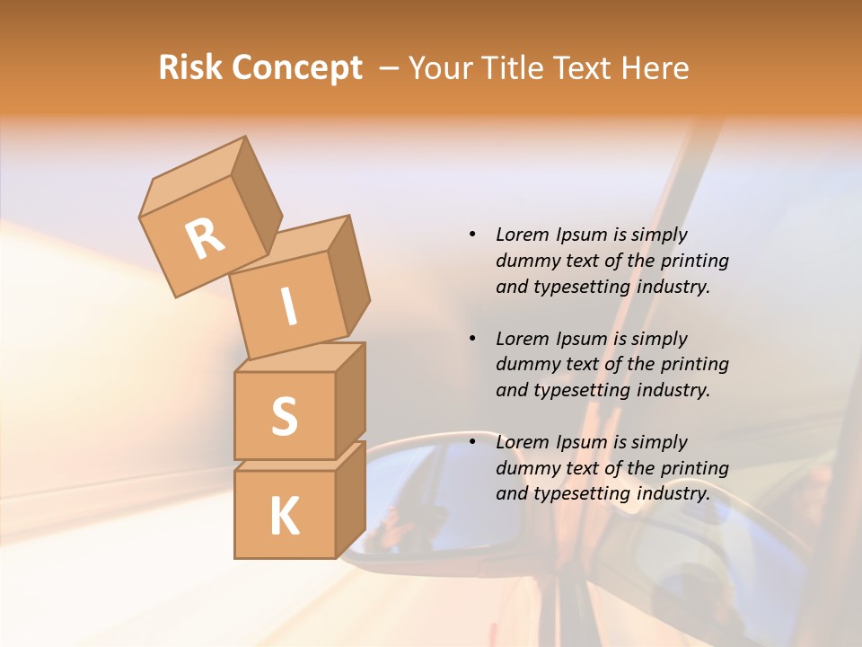 Speedy Speedlight Blue PowerPoint Template