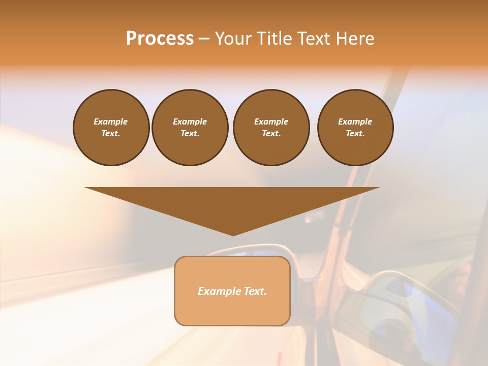Speedy Speedlight Blue PowerPoint Template