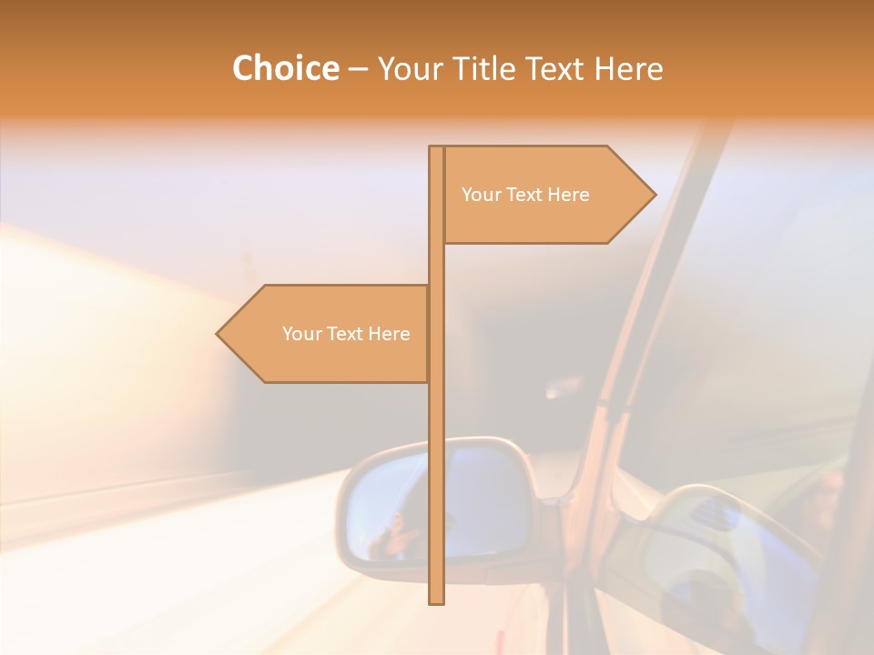 Speedy Speedlight Blue PowerPoint Template